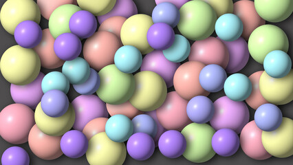 colorful eggs on white