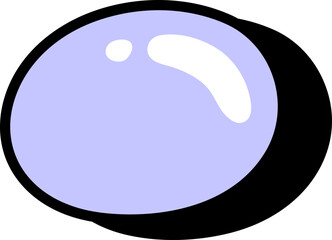 Cartoon Bubble Symbol Dot Circle