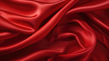 Obraz premium Red Satin Background