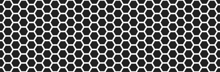 hexagon geometric pattern. seamless hex background. abstract honeycomb cell. vector illustration. design for the background flyers, ad honey, fabric, clothes, texture, textile pattern - 654249961