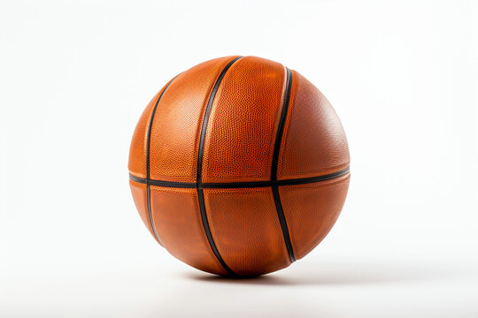 A basketball ball isolated on white background