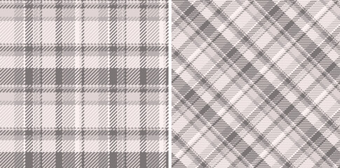Seamless background pattern of fabric textile tartan with a texture vector plaid check.