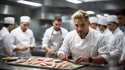 Fototapeta na wymiar The Master Chef: Inspiring Future Culinary Talents