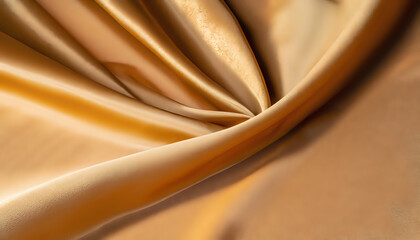 silk fabric, Warmth and Luxury: A Panoramic View of Silk Satin Fabric, AI Generated