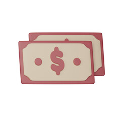 Cash 3d icon