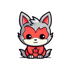  Wolfberry, PNG, Illustration Design, Cartoon For Tshirt 