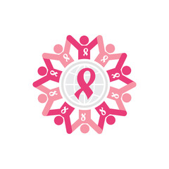 Breast cancer awareness. Vector illustration