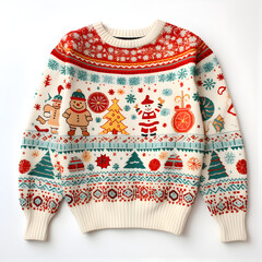 pulls de no&euml;l r&eacute;alis&eacute;s gr&acirc;ce &agrave; l'intelligence artificielle - illustration