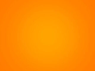 Abstract orange gradient background backdrop.