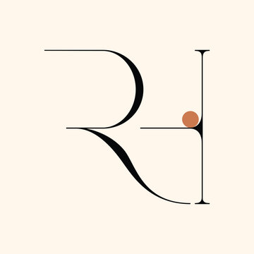 TR letter logo design on luxury background
