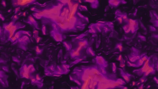 Morphing abstract blob shapes in purple and pink colors. Dark background.