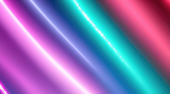 Neon Colorful Lights/lines Background Wallpaper, vibrant style Abstract Neon Backdrop
