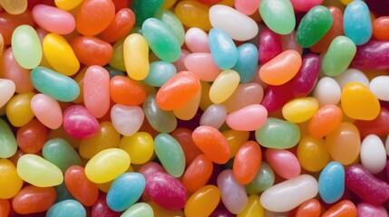 Colorful jelly beans background
