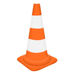 Traffic Cone Illustration