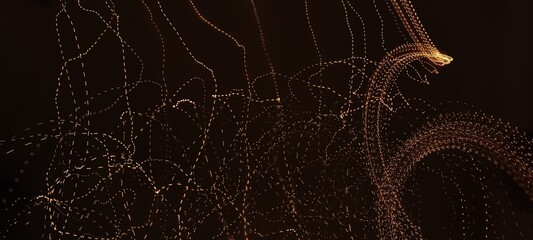 light painting photography light art like spider web