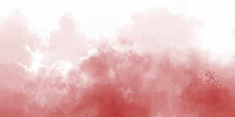 Hand painted red and white color with watercolor texture abstract background. Red watercolor background for textures backgrounds and web banners design splashed watercolor textured background