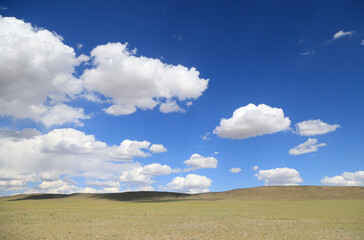 The fascinating steppe of Mongolia with its skies