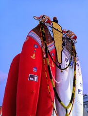 Onam festival at the historic Ochira temple
