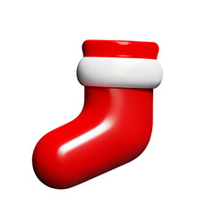 red christmas sock