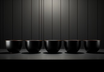 Black vases, generative AI