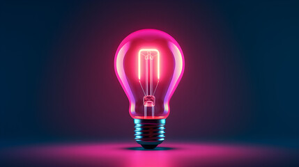 The concept of the mind in the form of a light bulb and brain 