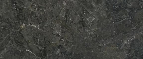 Poster Black marble stone texture, digital tile surface, glossy marble detail © Vidal