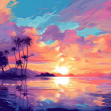 Pastel Sunset
