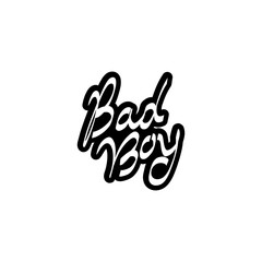 Bad Boy Typography vector design