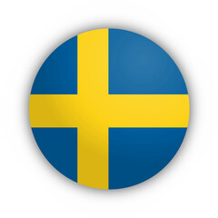 Flaga Szwecji Przycisk