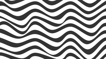 abstract wavy background, line art, black and white.