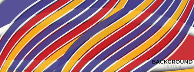 Abstract yellow purple gradient geometric background. Stripe lines graphic design. Vector illustration.