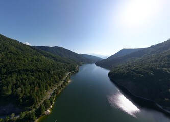 Fototapeta na wymiar Flusslauf Österreich