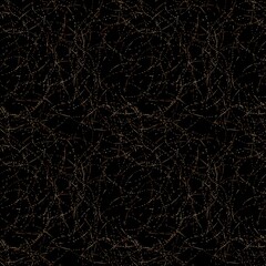 Fototapeta na wymiar Seamless abstract pattern with dotted lines on black background