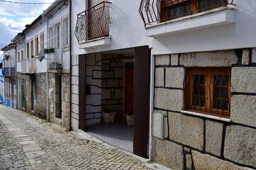 Fototapeta na wymiar Favaios, Portugal - march 26 2022 : the village center