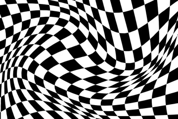 Abstract animated checkered pattern background