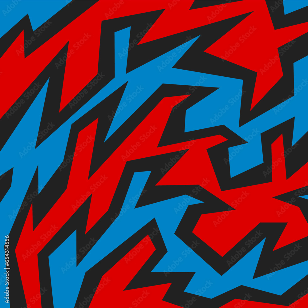 Poster abstract background with geometric sharp and spike line pattern