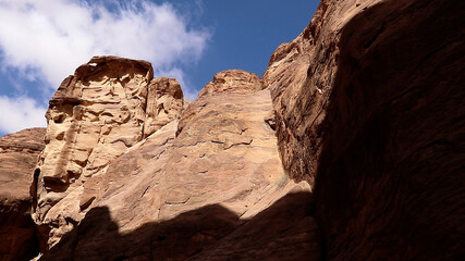 The city of Petra, capital of the Nabataean Arabs, Jordan.