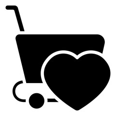 Like icon often used in design, websites, or applications, banner, flyer to convey specific concepts related to cyber monday, marketing, shopping.