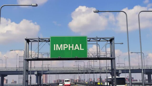 IMPHAL Road Sign