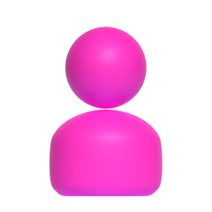 user 3D Illustration Icon Pack Element