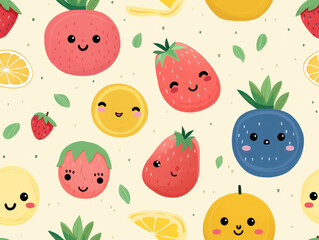 fruits seamless pattern