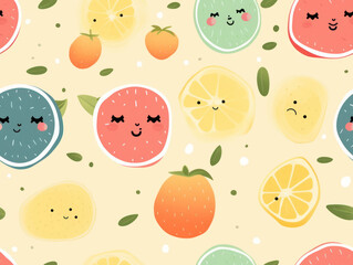 fruits seamless pattern