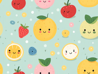 fruits seamless pattern
