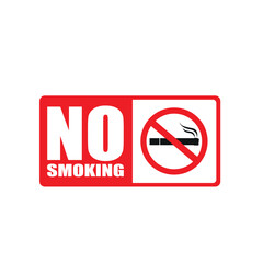 No Smoking Sign vector logo, sign, icon and badges