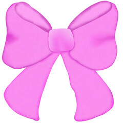 pink ribbon bow