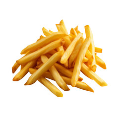  French fries isolated on a transparent background
