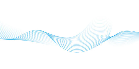 Abstract wavy information technology smooth wave lines background. Design used for banner, presentation, web design, cover, web, flyer, card, poster, texture, slide, magazine, data visualization.