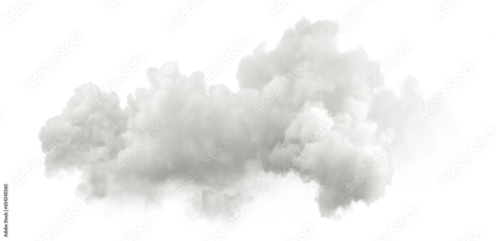Poster realistic soft white cloud fluffy landscaped on transparent backgrounds 3d rendering png