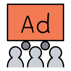 Advertising icon