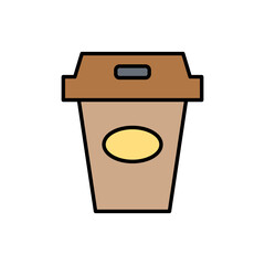 Hot coffee icon